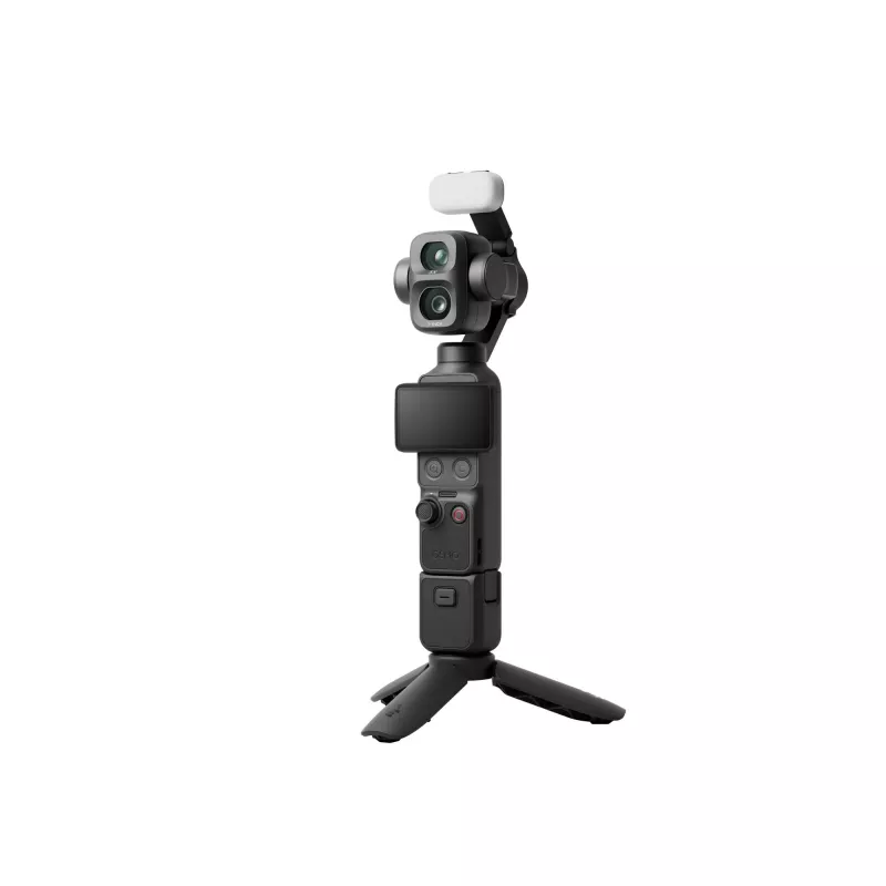 DJI Osmo Pocket 4P Vlog Combo 4K Κάμερα, Μαύρο