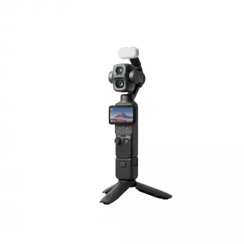 DJI Osmo Pocket 4P Vlog Combo 4K Κάμερα, Μαύρο
