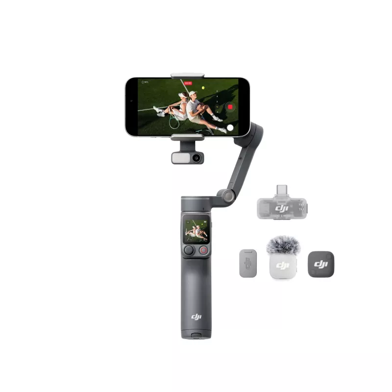 DJI Osmo Mobile 8P Creator Combo Σταθεροποιητής Gimbal Smartphone Μαύρο