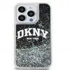 DKNY Apple iPhone 15 Pro 6,1 inch Σκληρή Θήκη Liquid Glitter Big Logo Μαύρη