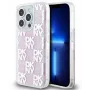 DKNY Apple iPhone 15 Pro 6,1 inch Σκληρή Θήκη Liquid Glitter Multilogo Ροζ