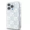 DKNY Apple iPhone 15 Pro Max 6,7 ίντσες Σκληρή θήκη Liquid Glitter Multilogo Λευκό