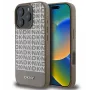 DKNY Θήκη PU Δέρματος για Apple iPhone 16 Pro Max με Επαναλαμβανόμενο Μοτίβο και Κάτω Λωρίδα, MagSafe, Καφέ