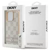 DKNY Θήκη με Καρό Μοτίβο & Τυπωμένες Λωρίδες για iPhone 16 Pro - Ροζ