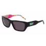 DKNY DK545S-002 γυναικείο ορθογώνιο γυαλί ηλίου - μαύρο σκελετό γκρι φακό διαβάθμισης 56mm