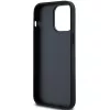 DKNY Δερμάτινη θήκη Mono Stripe & Μεταλλικό Λογότυπο για iPhone 14 Pro Max - Μαύρο