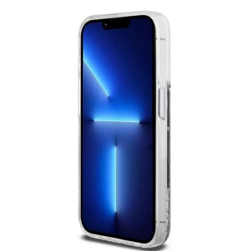 DKNY Liquid Glitter Big Logo Θήκη iPhone 14 Pro - μαύρο