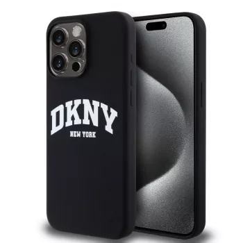 DKNY Liquid Silicone Arch Logo MagSafe Θήκη για iPhone 14 Pro Max - Μαύρη