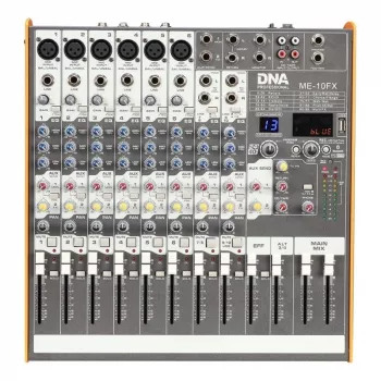 DNA PROFESSIONAL DNA ME-10FX Audio Mixer - 10 Κανάλια USB Bluetooth