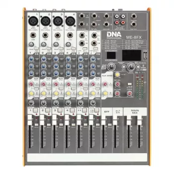 DNA PROFESSIONAL DNA ME-8FX Μίκτης Ήχου, 8 Κανάλια, USB, Bluetooth