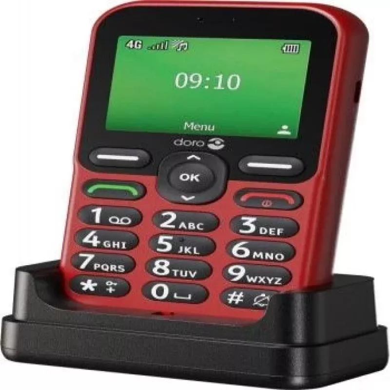 DORO E10 RED 4G Κινητό Τηλέφωνο