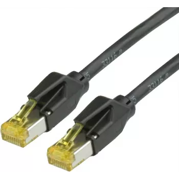 Draka Comteq Cat.6a 10m Καλώδιο δικτύου S/FTP RJ-45 Μαύρο