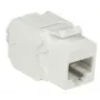DS-IT CAT6a UTP Keystone Πρίζα Δικτύου - Χωρίς Εργαλεία - Λευκή (DS-KC-UTP6A-TL-W)