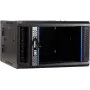 DSIT DS6606-DOUBLE 6U Επιτοίχιο rack server με αναστρέψιμη γυάλινη πόρτα, 600x600x368 mm, Μαύρο