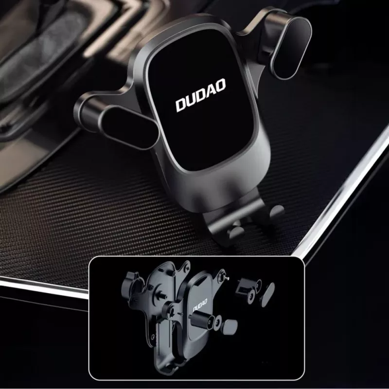 Dudao F5PRO+ βάση κινητού με βεντούζα - μαύρο