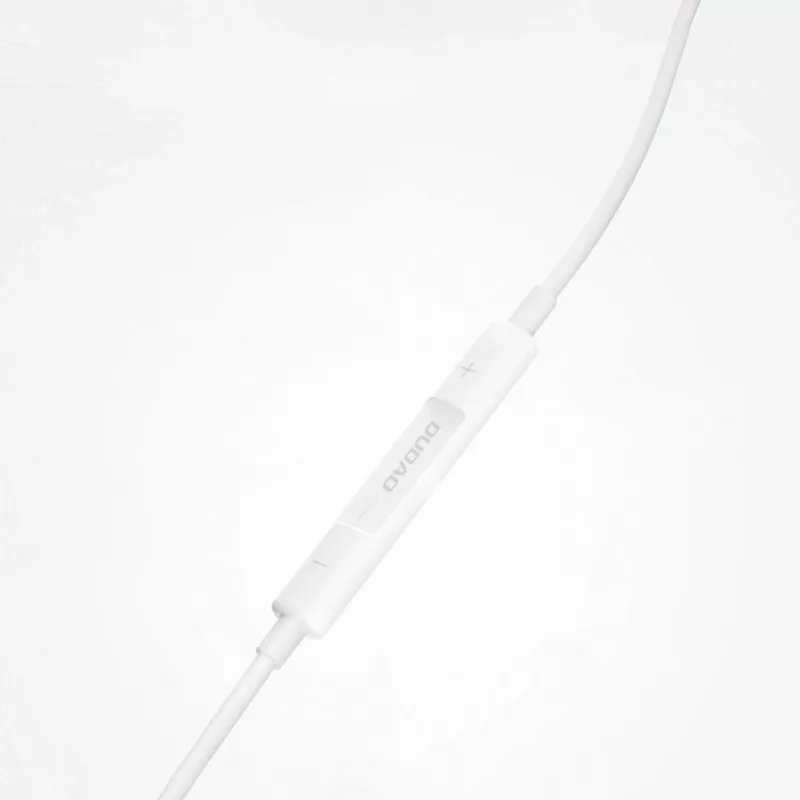 Dudao ακουστικά in-ear με σύνδεση Lightning λευκά