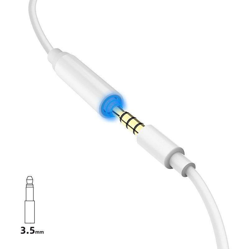 Dudao L16i Audio Adapter Lightning σε 3,5 mm Λευκό