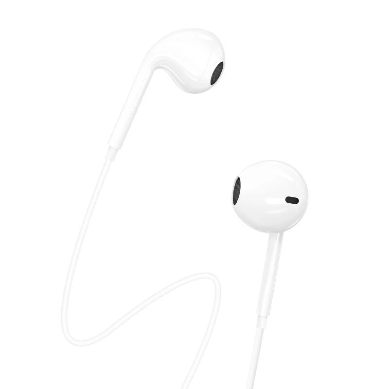 Dudao USB Type-C Connecto Στερεοφωνικό Ακουστικό New Ergonomic Earplugs Design X3C White