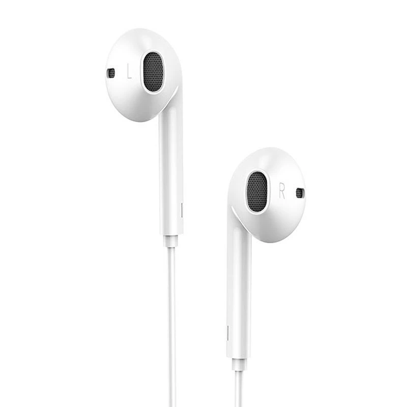 Dudao USB Type-C Connecto Στερεοφωνικό Ακουστικό New Ergonomic Earplugs Design X3C White