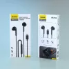 Dudao X3C Ενσύρματα ακουστικά in-ear USB-C 1,2m - Μαύρο