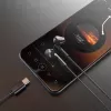 Dudao X3C Ενσύρματα ακουστικά in-ear USB-C 1,2m - Μαύρο