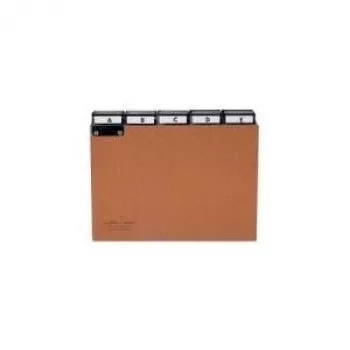 DURABLE A4 5-Tab αλφαβητικός διαχωριστής, πρεσαριστό χαρτόνι, γκρι 424511