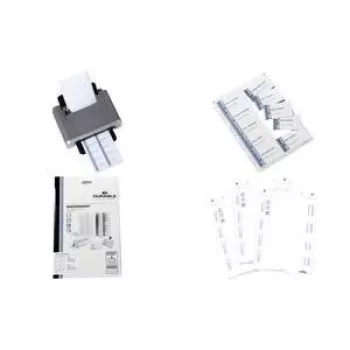 DURABLE BADGEMAKER® A6 κάρτες ένθεσης, διάτρητες, λευκές, 20 τεμ. 142002