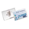 DURABLE CLICK FOLD θήκη καρτελών ονόματος με κλιπ combo, 90 x 54 mm, διαφανές, συσκευασία 25 τεμ. (821419)