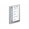 Durable Click Sign A4 Πινακίδα πόρτας κάθετη, Γραφίτης (486737)