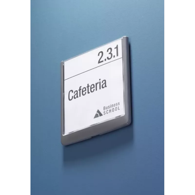 Durable Click Sign πινακίδα πόρτας 149 x 148.5 mm, γραφίτης (486237)
