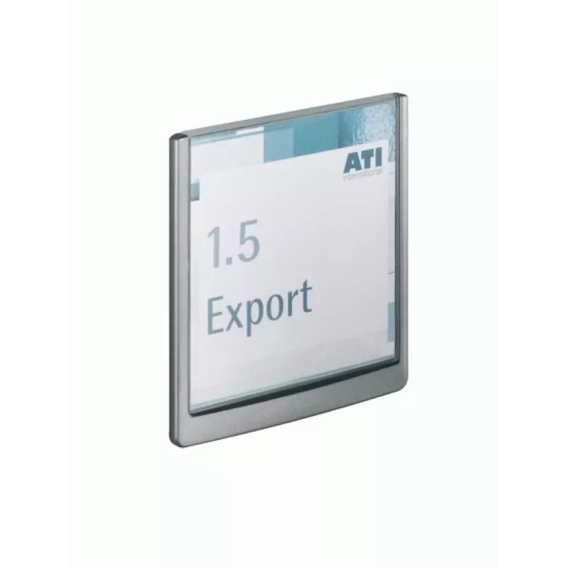 Durable Click Sign πινακίδα πόρτας 149 x 148.5 mm, γραφίτης (486237)