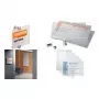 DURABLE CRYSTAL SIGN Ανταλλακτικά φύλλα 105x105 mm, 10 φύλλα, διαφανή, εκτυπώσιμα με laser 483019