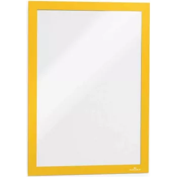 DURABLE DURAFRAME® αυτοκόλλητο μαγνητικό πλαίσιο A4 κίτρινο, 2 τεμ. (487204)