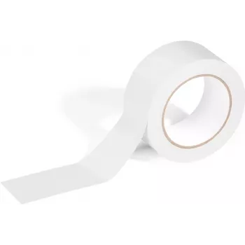 DURABLE DURALINE BASIC Ταινία σήμανσης 50 mm x 30 m, Λευκό, Αυτοκόλλητο PVC, ανθεκτικό σε σχίσιμο και τριβή 104402