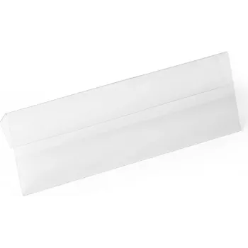 DURABLE HARD COVER θήκη για κάρτες με πτύχωση, A6 οριζόντιο, διαφανές, 10/VE 116119