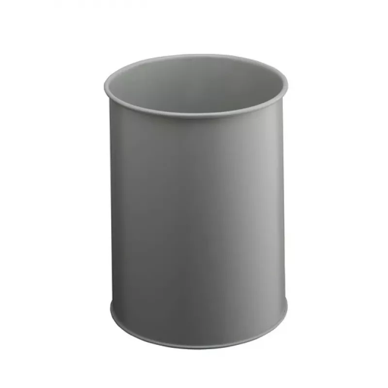DURABLE μεταλλικός κάδος απορριμμάτων 15L στρογγυλός μαύρος 330110