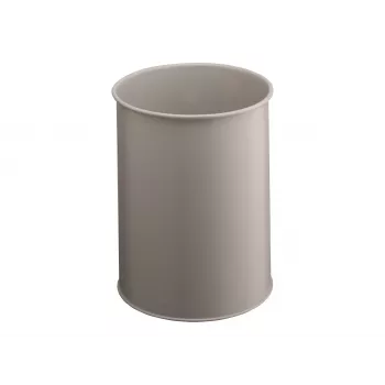 DURABLE μεταλλικός κάδος απορριμμάτων 15L στρογγυλός μαύρος 330110