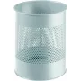 DURABLE Μεταλλικός κάδος απορριμμάτων 15L στρογγυλός διάτρητος μαύρος 331010