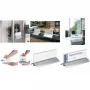 DURABLE PRESENTER DE LUXE Πινακίδα ονόματος γραφείου 61x210 mm, διαφανές ακρυλικό, 2 τεμ. 820219