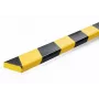 Durable S10 Γέφυρα καλωδίων, PVC, Μαύρο/Κίτρινο, Επίπεδη, 1000 mm, 40 mm