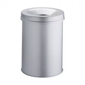 DURABLE Safe στρογγυλός κάδος απορριμμάτων 30 λίτρα γκρι