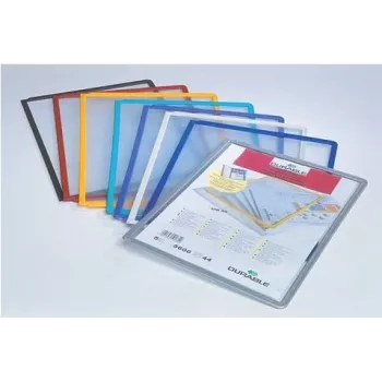 DURABLE SHERPA PANEL A4 Πάνελ προβολής, συσκευασία 5 τεμ., μαύρο πλαίσιο 560604