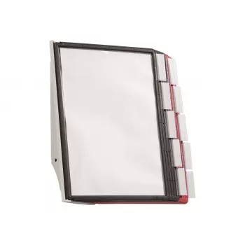 DURABLE SHERPA® WALL 10 Σύστημα πίνακα τοίχου, A4, 10 πίνακες, γκρι 563100