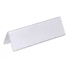 DURABLE VISIFIX® Επιτραπέζια πινακίδα ονόματος βάση γραφείου 61/122x210 mm, διαφανές PVC, συσκευασία 25 τεμ. (805219)