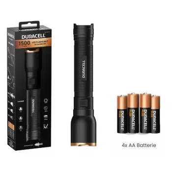 Duracell DF1500 φακός μαύρος