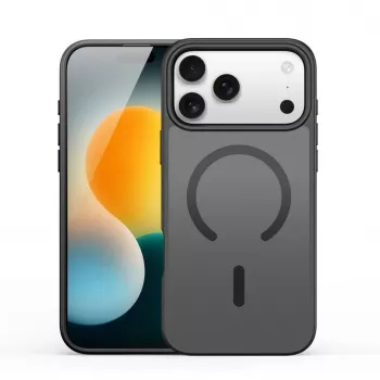 Dux Ducis Apple iPhone 17 Pro Max θήκη YIND PC+TPU με MagSafe μαύρη