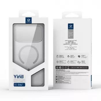 Dux Ducis Apple iPhone 17 Pro Max YIND Θήκη PC+TPU με MagSafe Γκρι