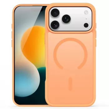 Dux Ducis Apple iPhone 17 Pro θήκη YIND PC+TPU με MagSafe πορτοκαλί
