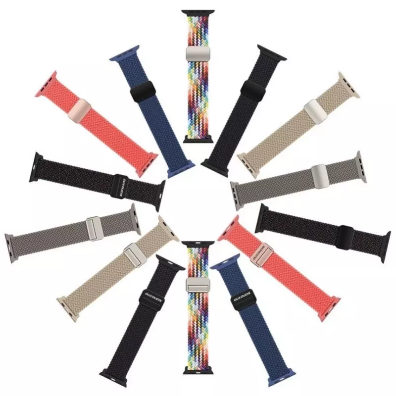 Dux Ducis Mixture Pro Stretchable Braided Watch Strap για Apple Watch 38/40/41 mm - Guava
