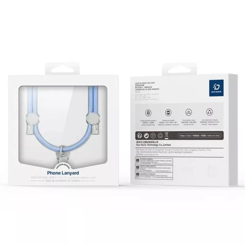 DUX DUCIS Plaz Λουράκι Κινητού Cross-Body Light Blue